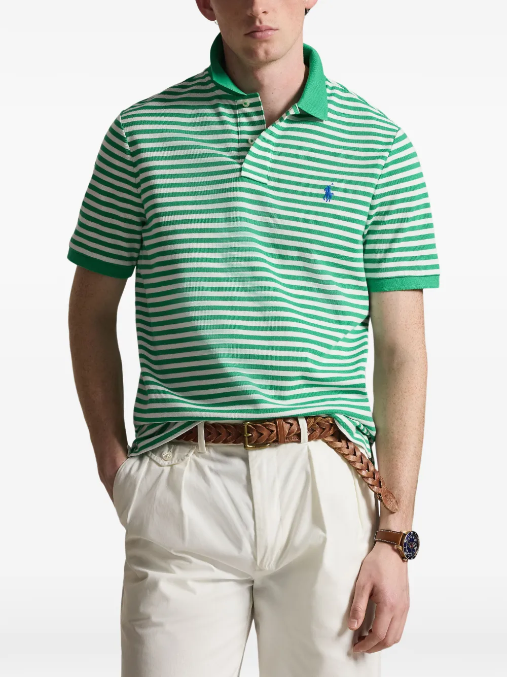 Polo Ralph Lauren striped polo shirt Groen