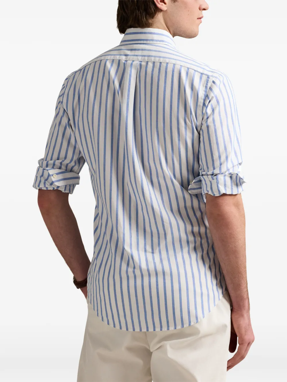 Polo Ralph Lauren striped button-down shirt Wit