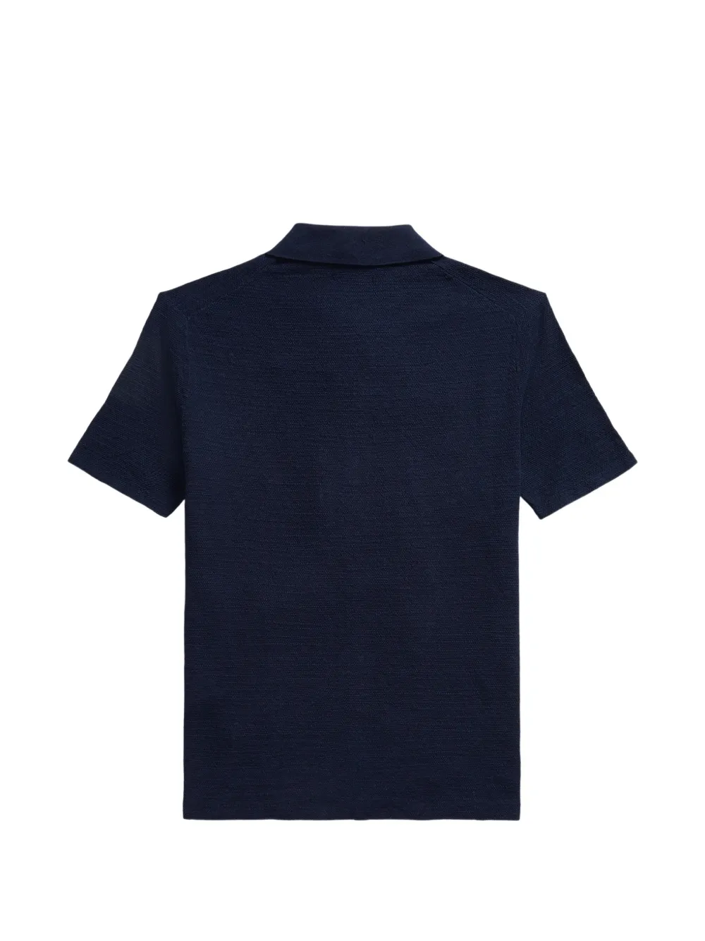 Polo Ralph Lauren Pony-motif textured shirt Blauw