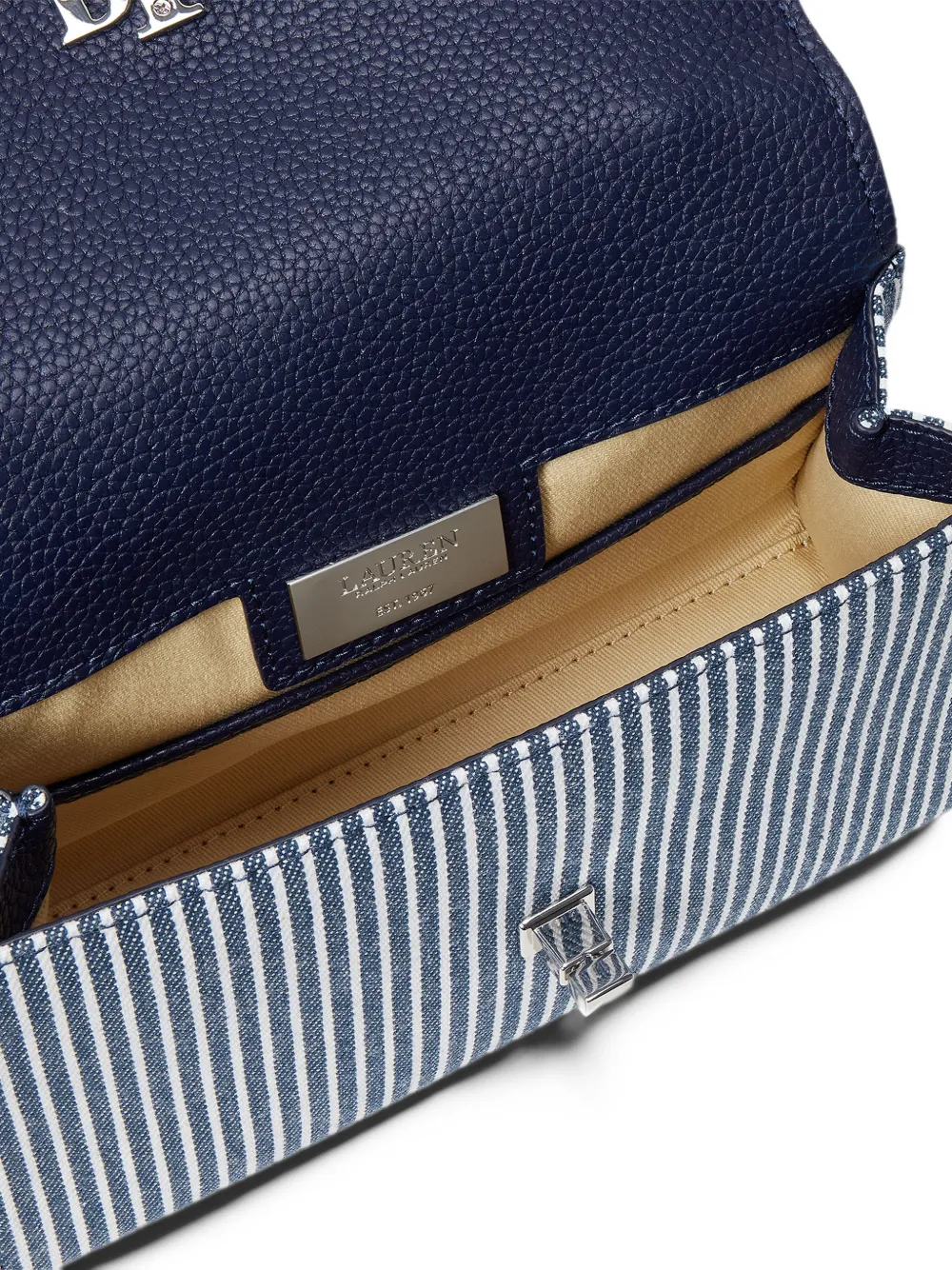 Lauren Ralph Lauren Shopper met logoplakkaat Blauw
