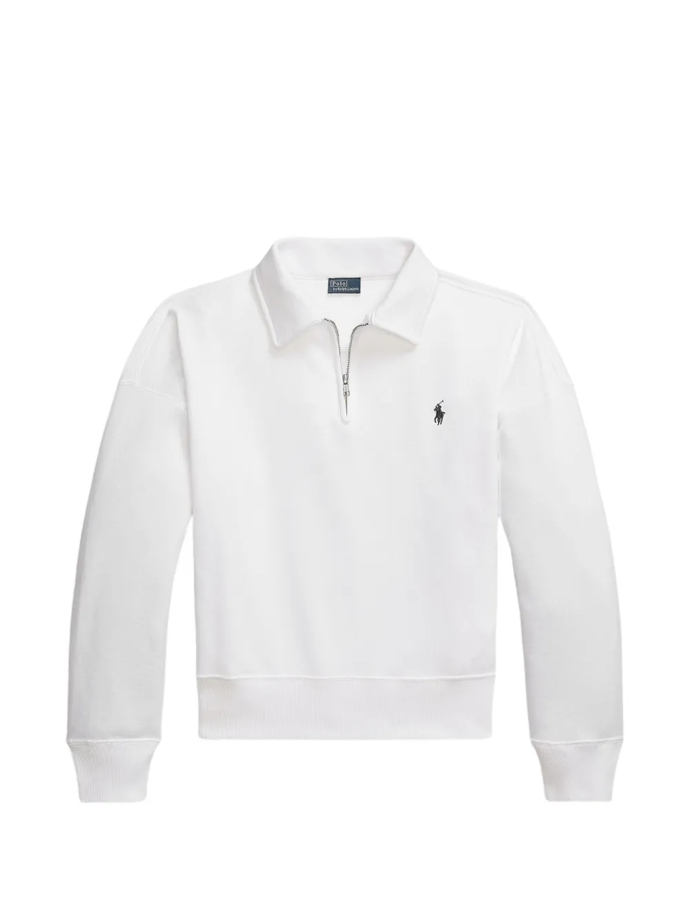 Polo Ralph Lauren quarter-zip cotton sweatshirt - Weiß