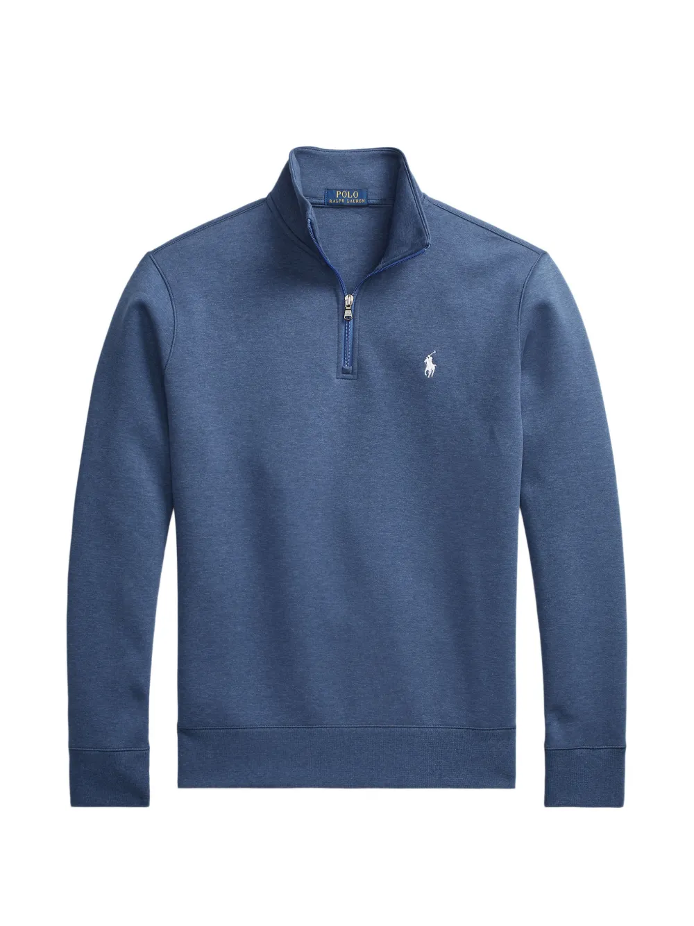 Polo Ralph Lauren quarter-zip logo-embroidered sweatshirt - Blu