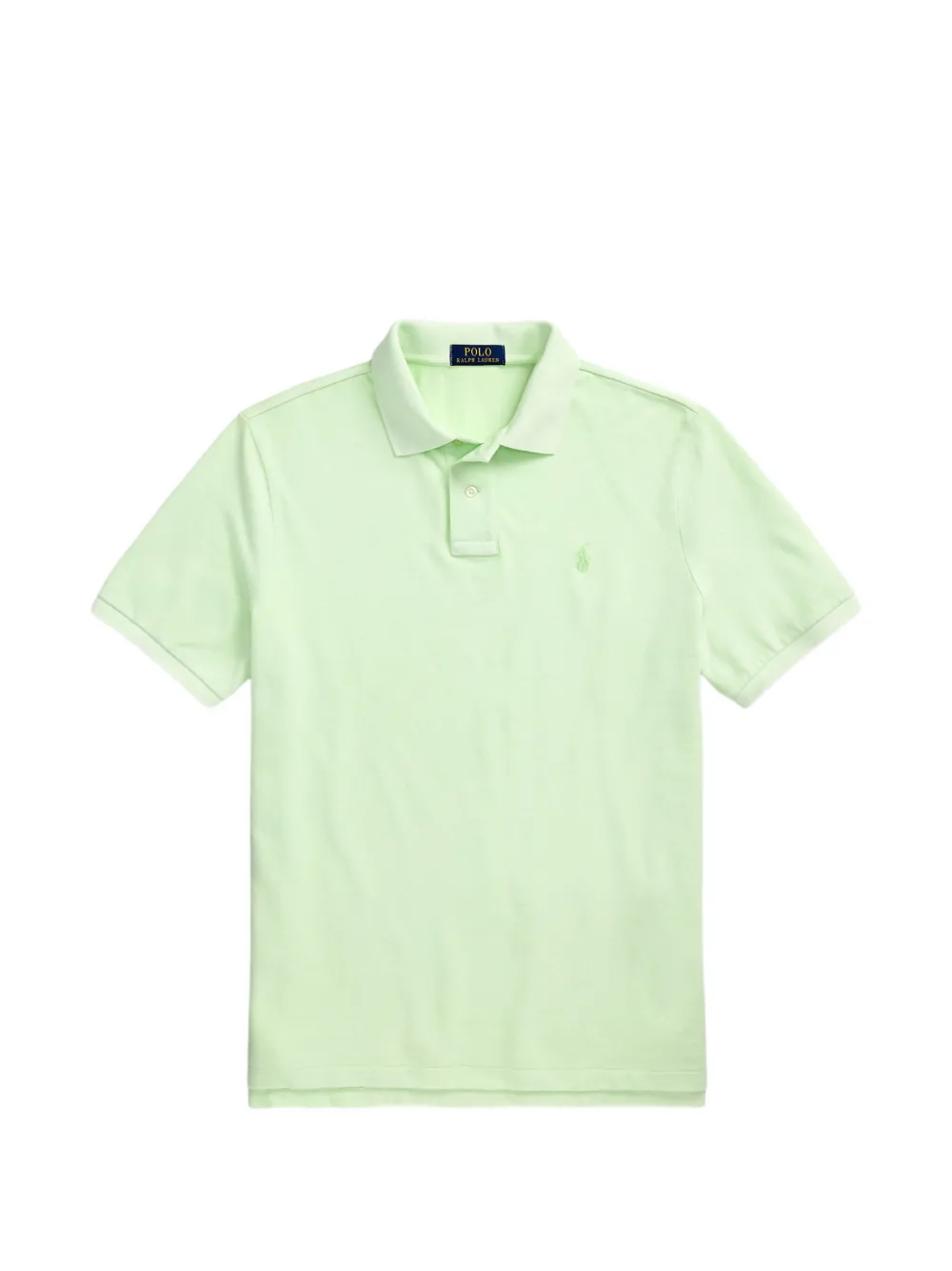 Polo Ralph Lauren logo-embroidered cotton polo shirt Groen