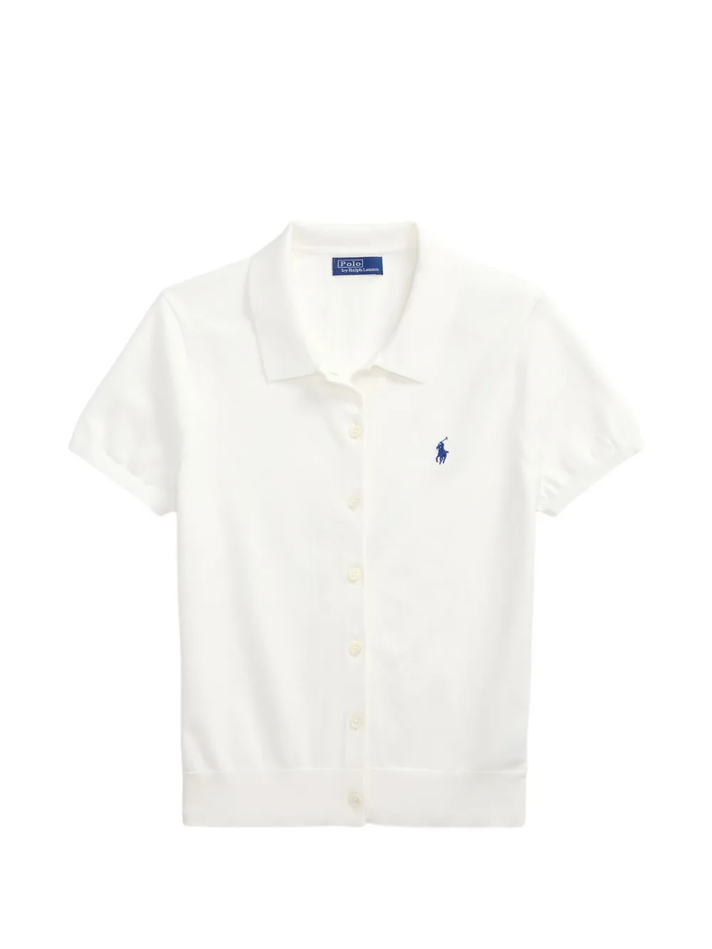 Polo Ralph Lauren short sleeve buttoned cardigan - Bianco