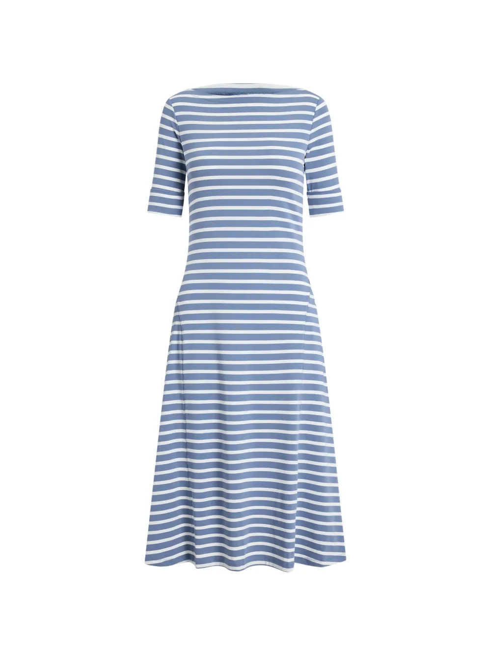 Lauren Ralph Lauren striped short-sleeve dress - Blau