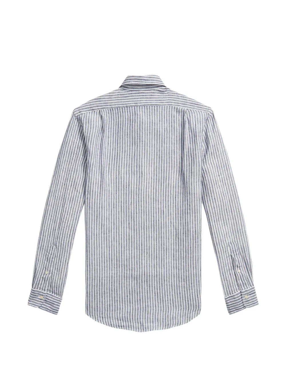 Polo Ralph Lauren striped linen shirt Blauw