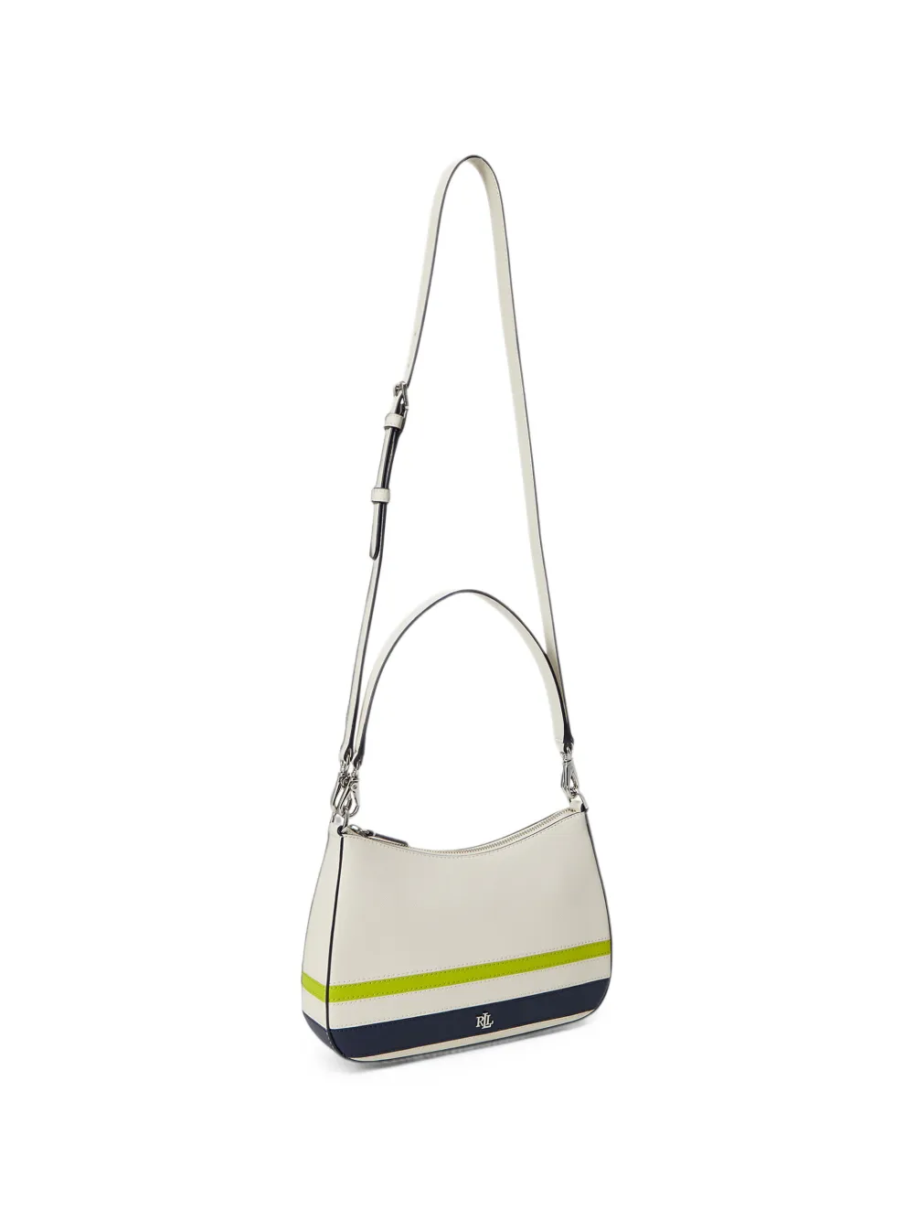 Lauren Ralph Lauren Gestreepte shopper Beige