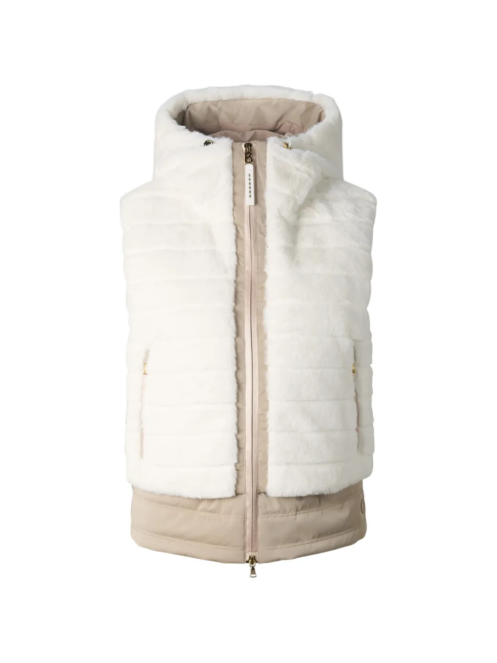 BOGNER Manda faux-fur gilet - Weiß