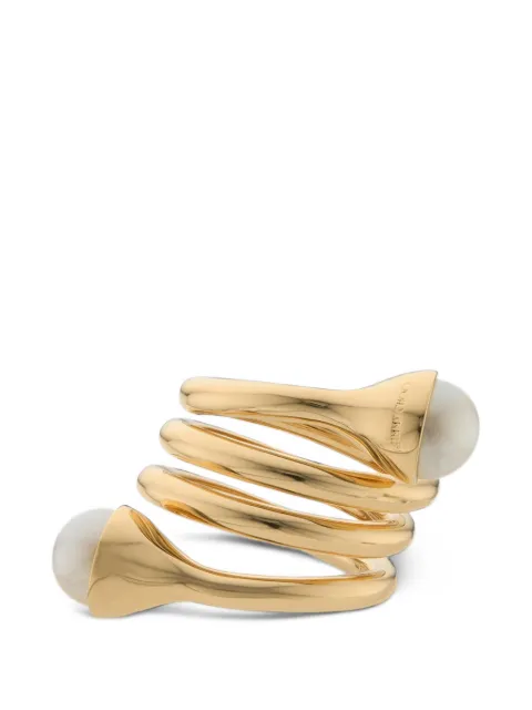 Jimmy Choo drop pearl ring