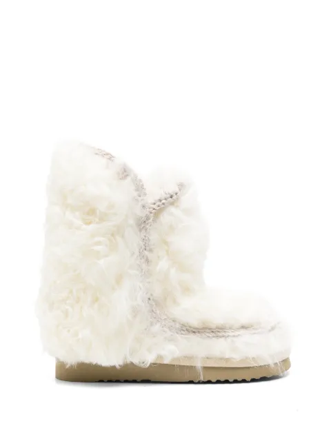 Mou Eskimo 24 crochet-trim boots