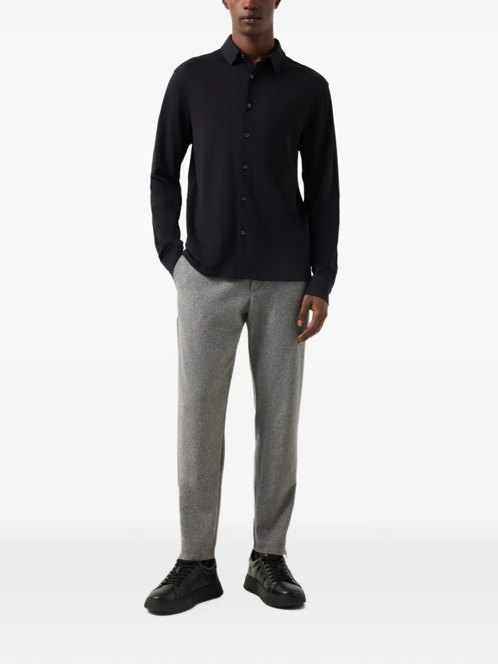 BOGNER Franz cotton shirt Zwart
