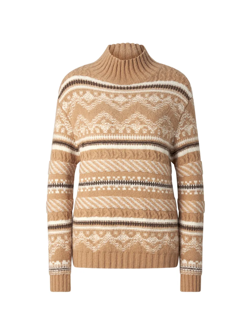 BOGNER Rosa jacquard-knit sweater - Nude