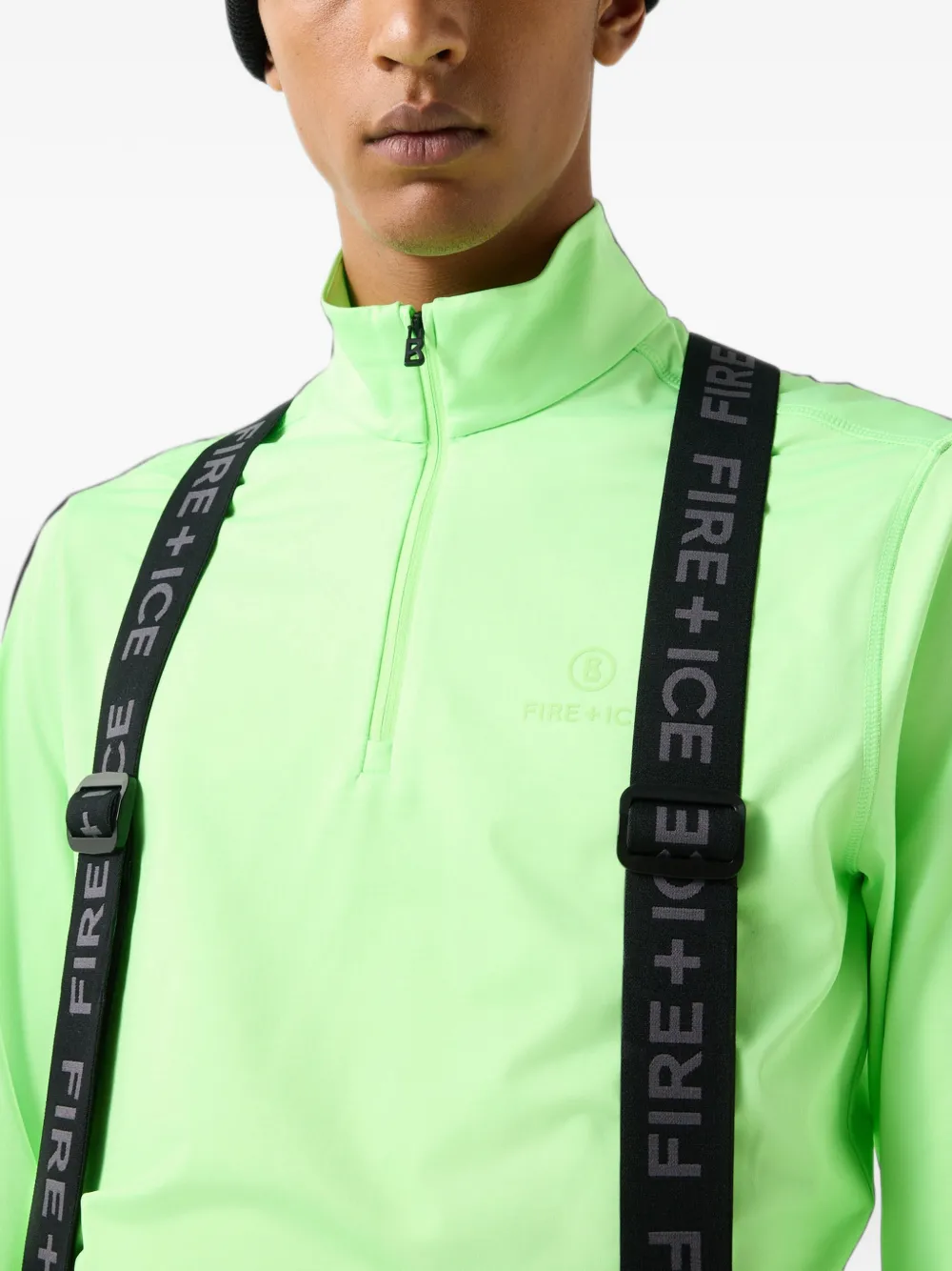 BOGNER FIRE+ICE Scott logo-print ski trousers Groen