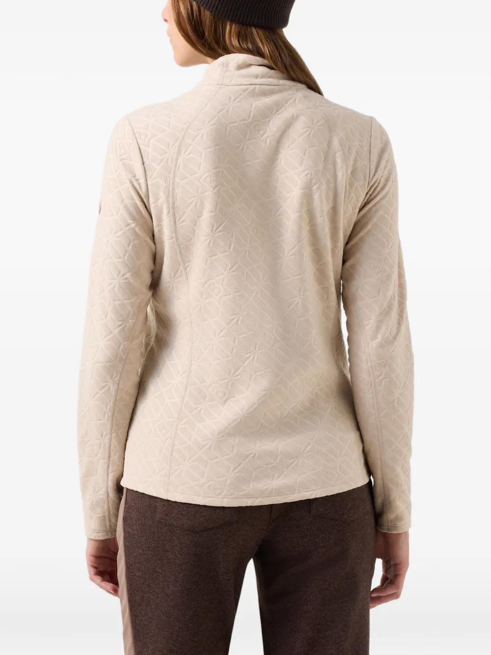 BOGNER Medita quarter-zip top Beige