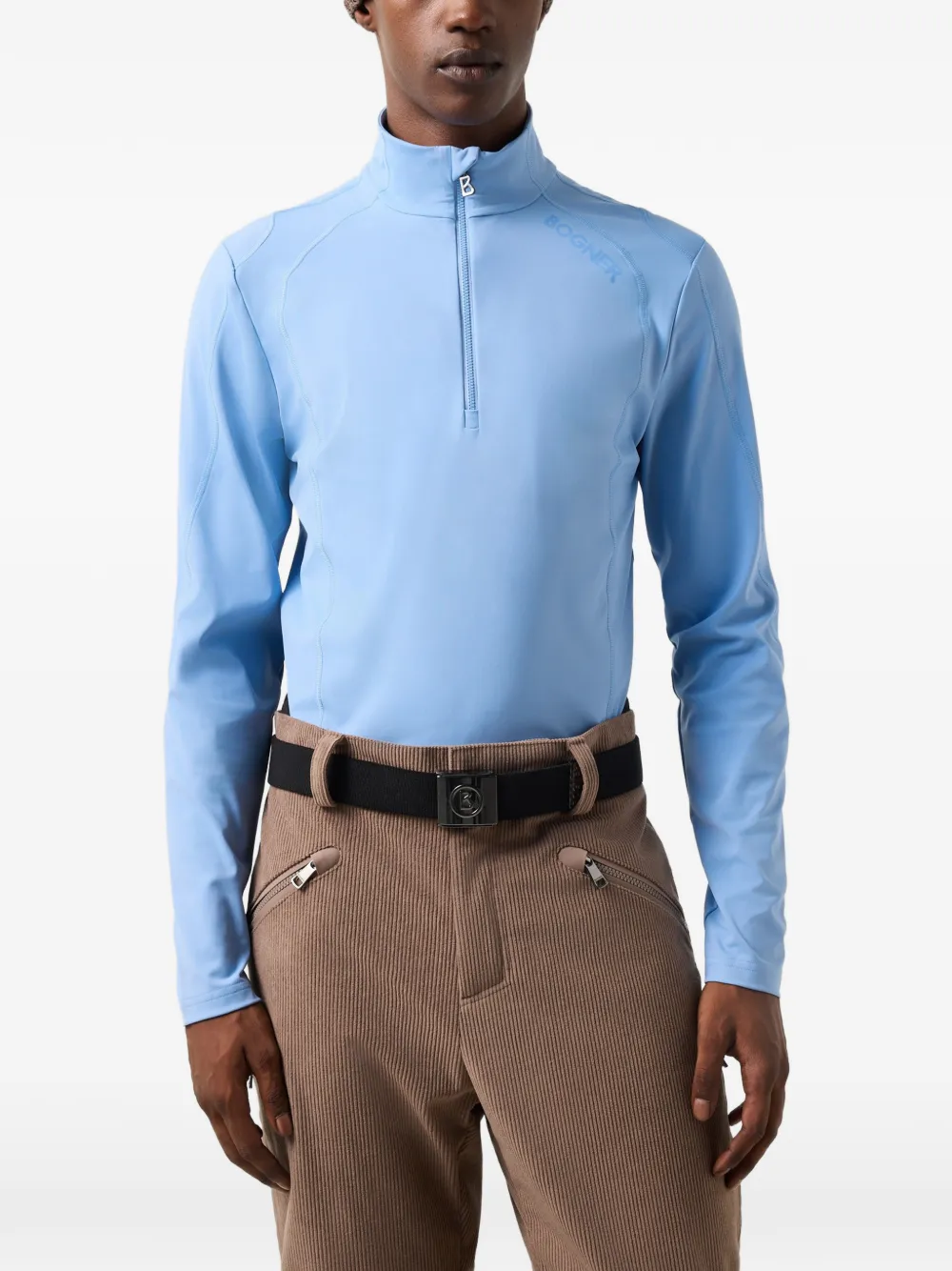 BOGNER half-zip performance top Blauw