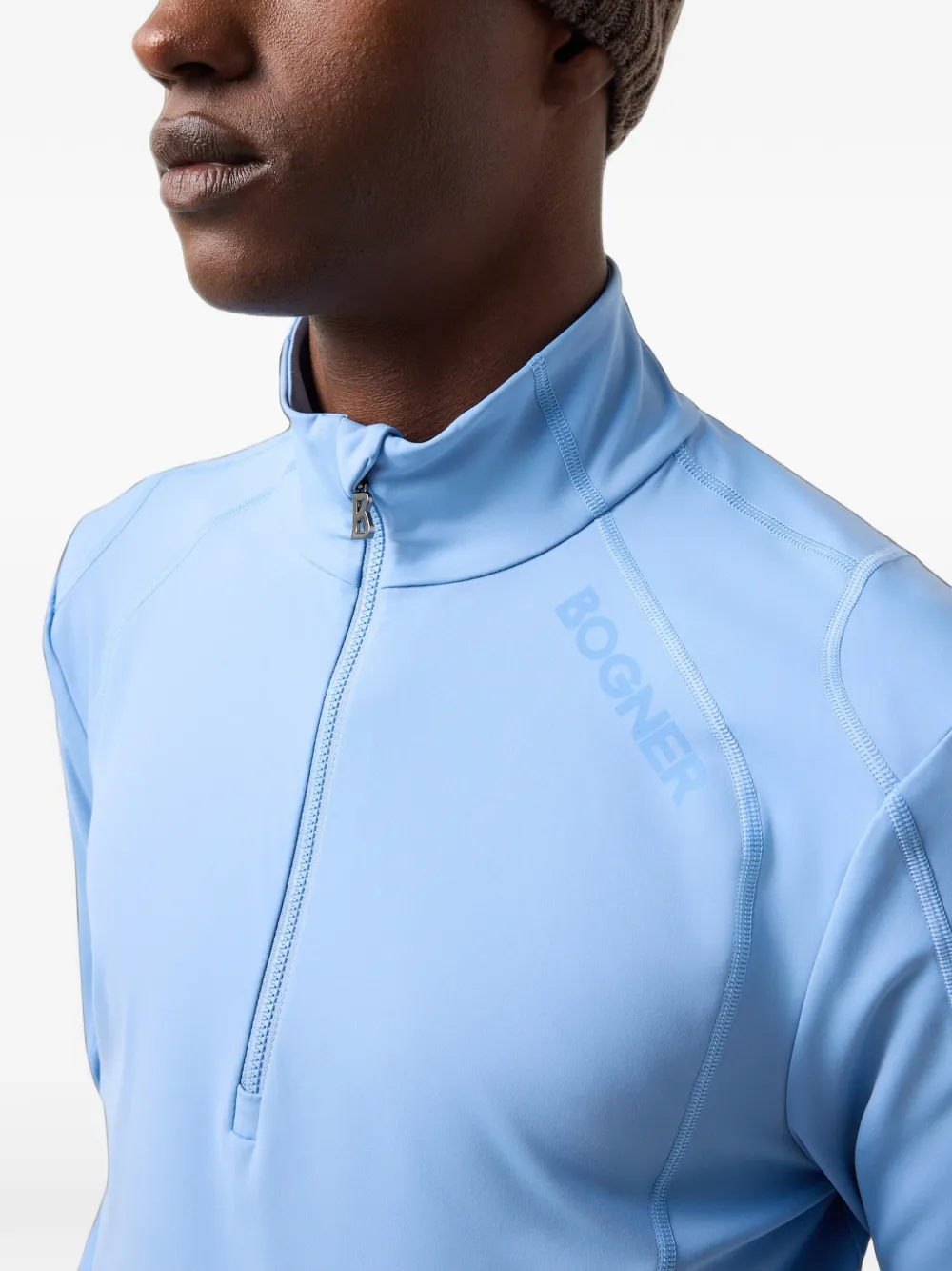 BOGNER half-zip performance top Blauw