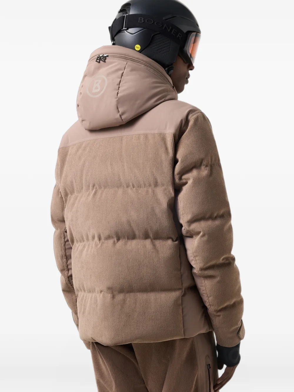 BOGNER Corsin quilted-corduroy ski jacket Bruin