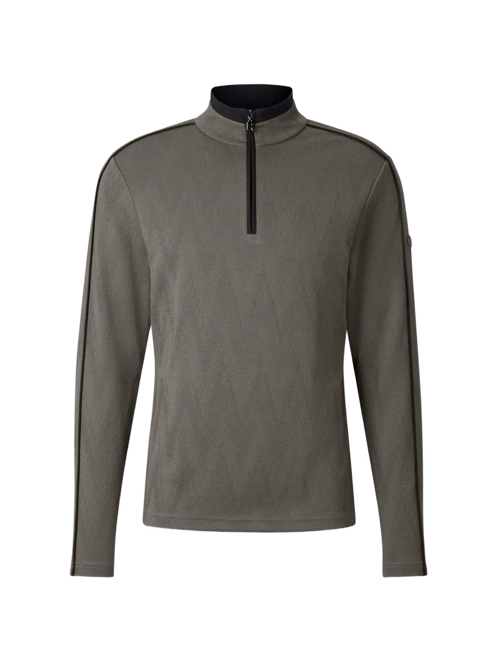 BOGNER Ferdi quarter-zip top long-sleeve T-shirt Grijs