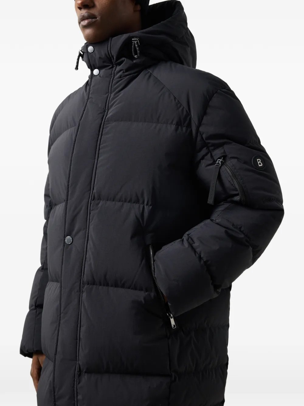 BOGNER Erico quilted padded coat Zwart
