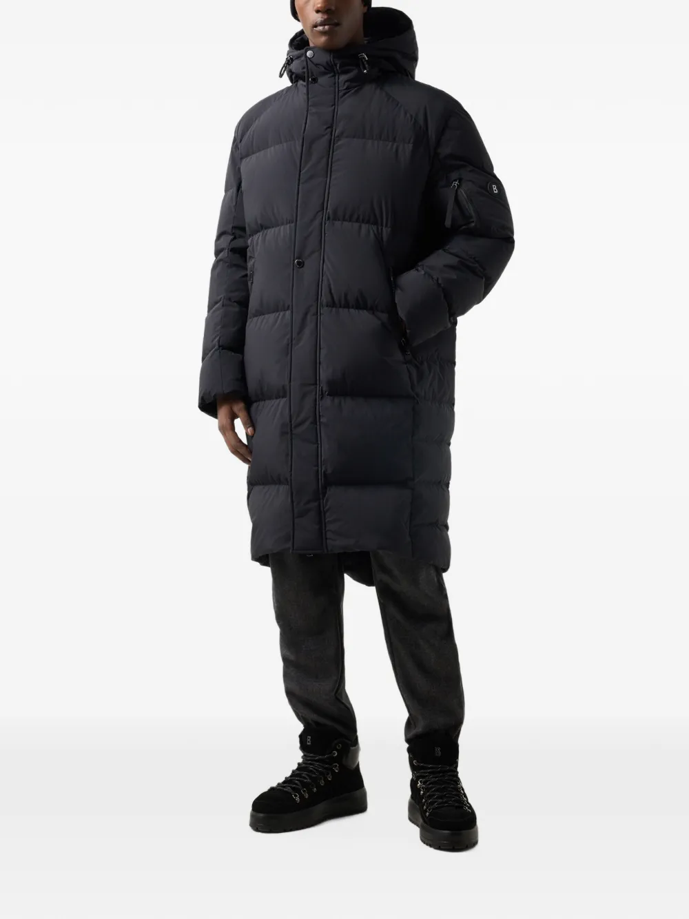 BOGNER Erico quilted padded coat Zwart