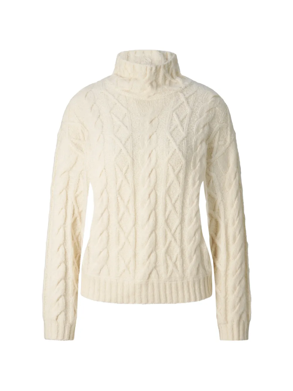 BOGNER Malene cable-knit sweater Wit