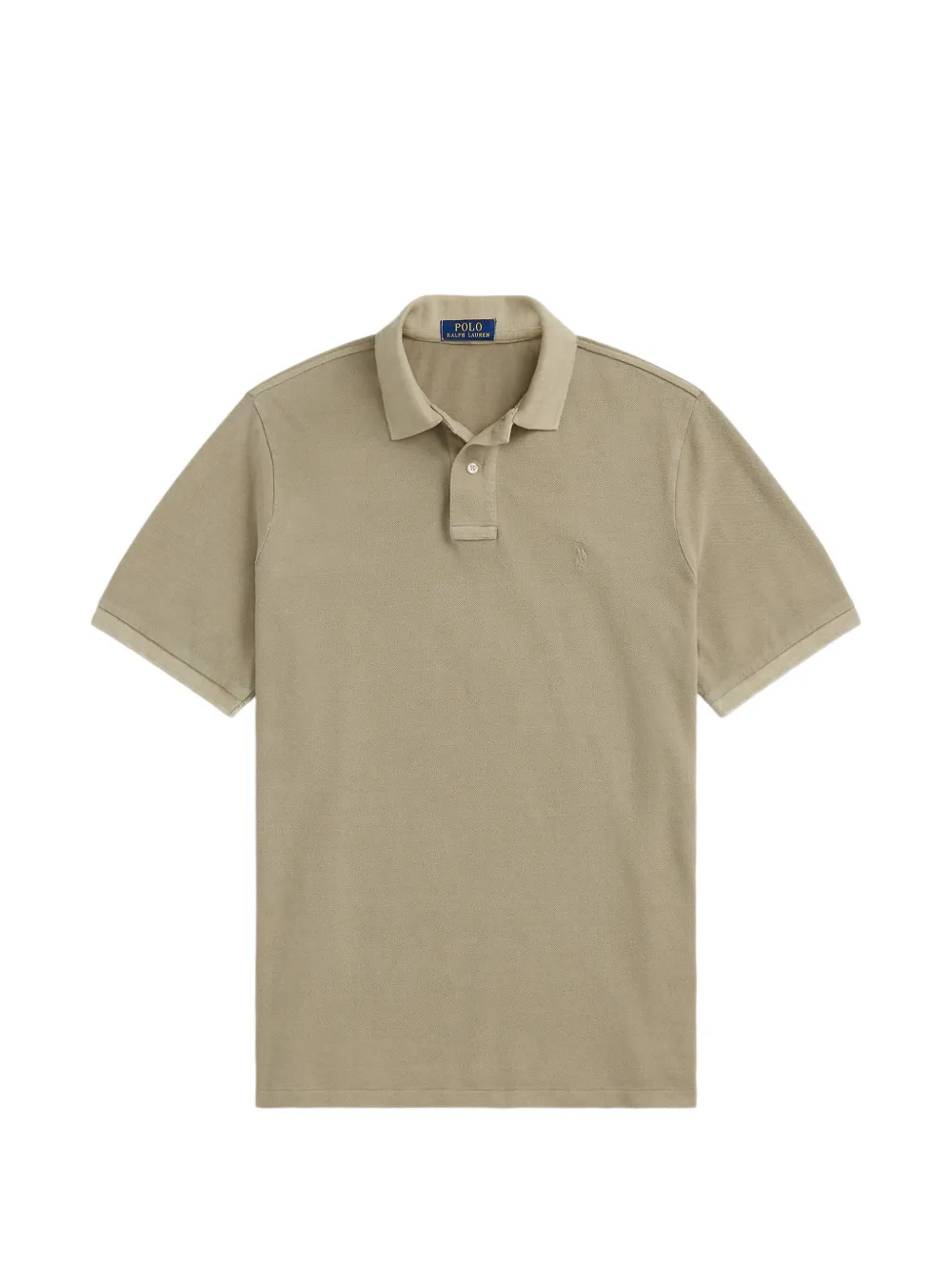 Polo Ralph Lauren classic fit mineral-dyed mesh polo shirt Beige