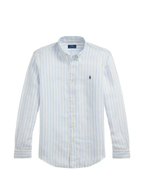 Polo Ralph Lauren vertical-stripe linen shirt