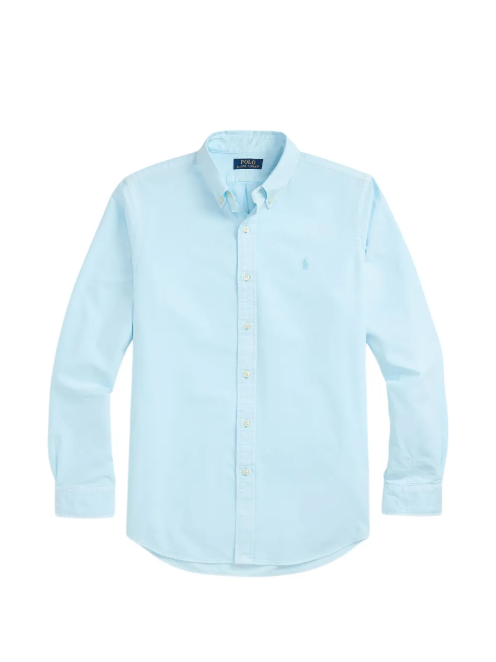 Polo Ralph Lauren Classic Fit mineral-dyed Oxford shirt Blauw
