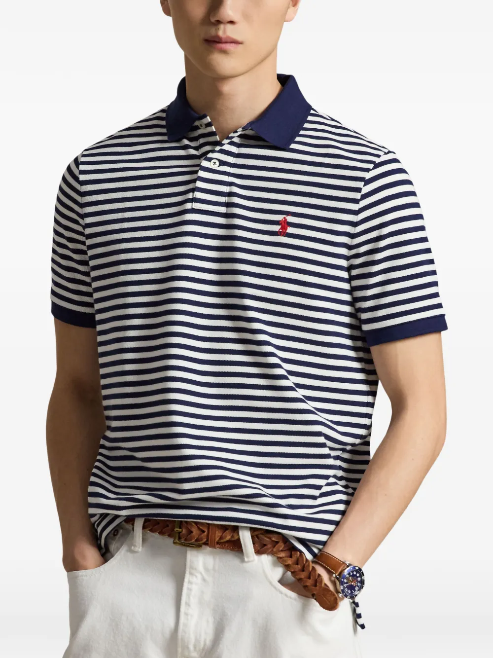 Polo Ralph Lauren striped polo shirt Blauw