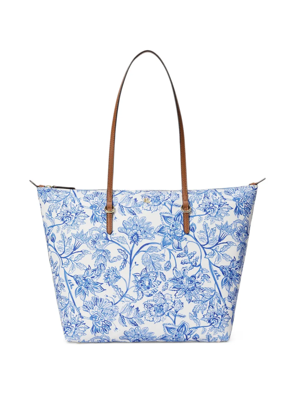 Lauren Ralph Lauren Shopper met bloemenprint Wit