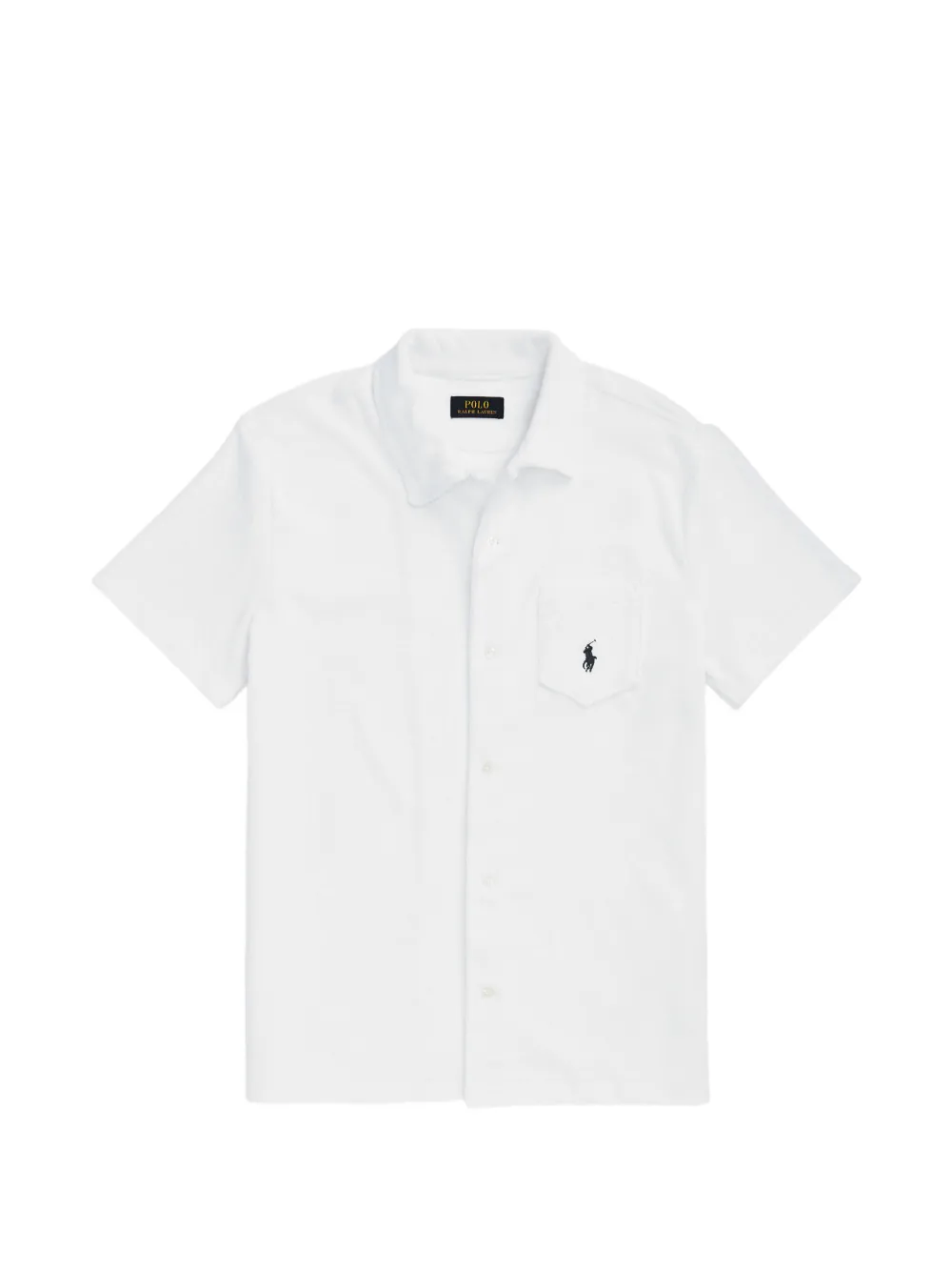 Polo Ralph Lauren logo-embroidered shirt Wit