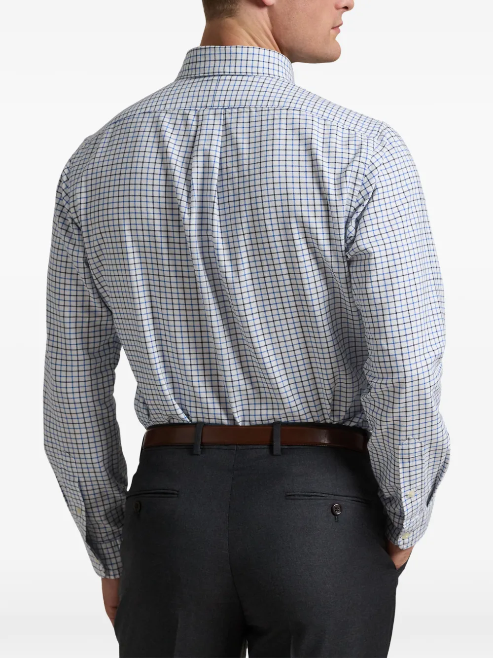 Polo Ralph Lauren check-pattern button-down shirt Wit
