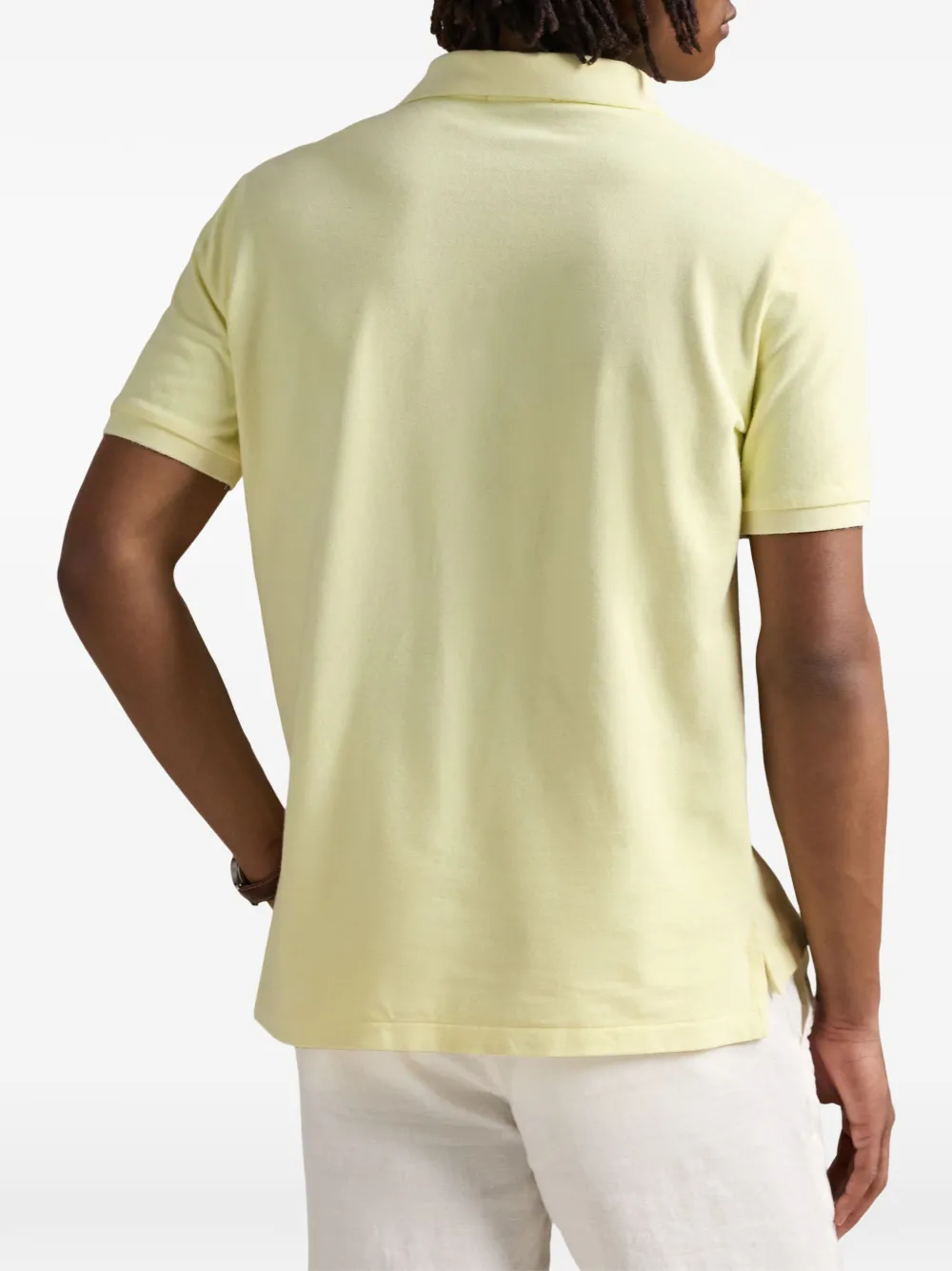 Polo Ralph Lauren logo-embroidered polo shirt Geel
