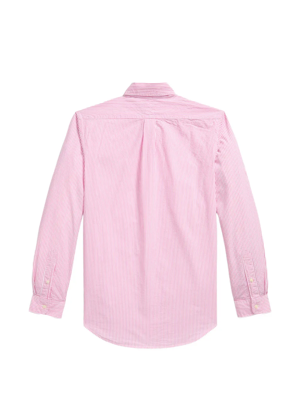 Polo Ralph Lauren striped seersucker shirt Roze