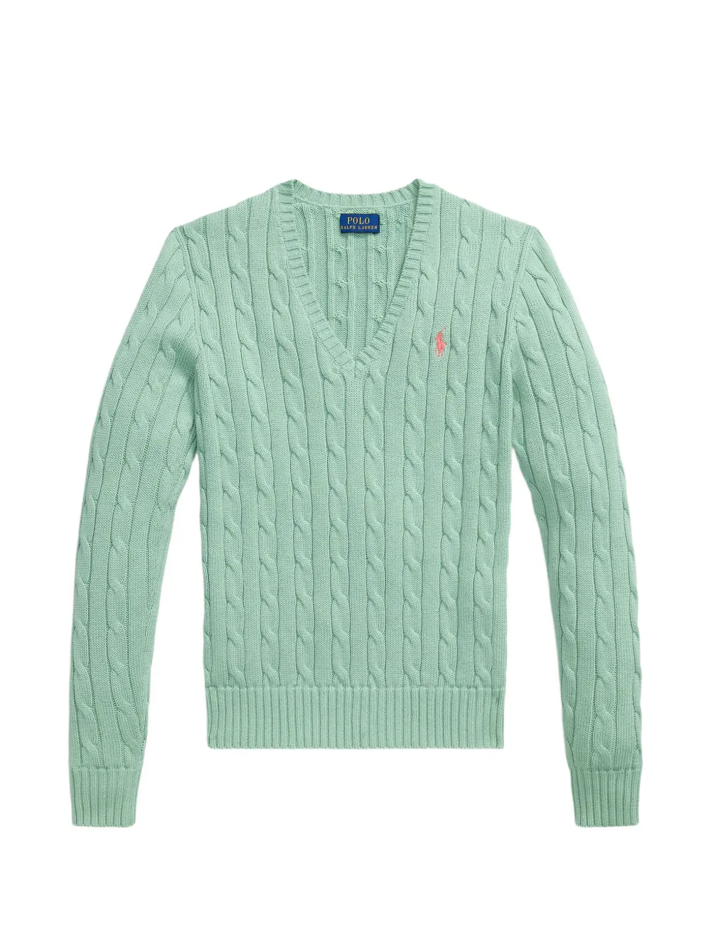 Polo Ralph Lauren cable-knit V-neck sweater - Verde