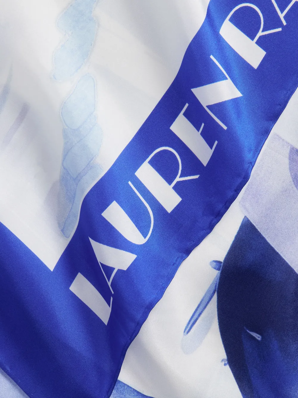 Lauren Ralph Lauren Zijden sjaal Blauw