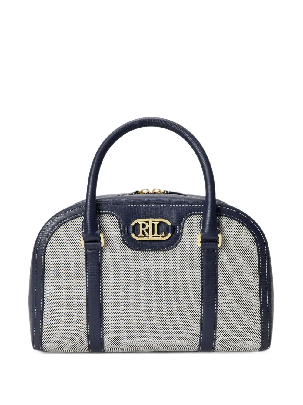 Lauren Ralph Lauren logo-plaque bowling bag - Neutrals