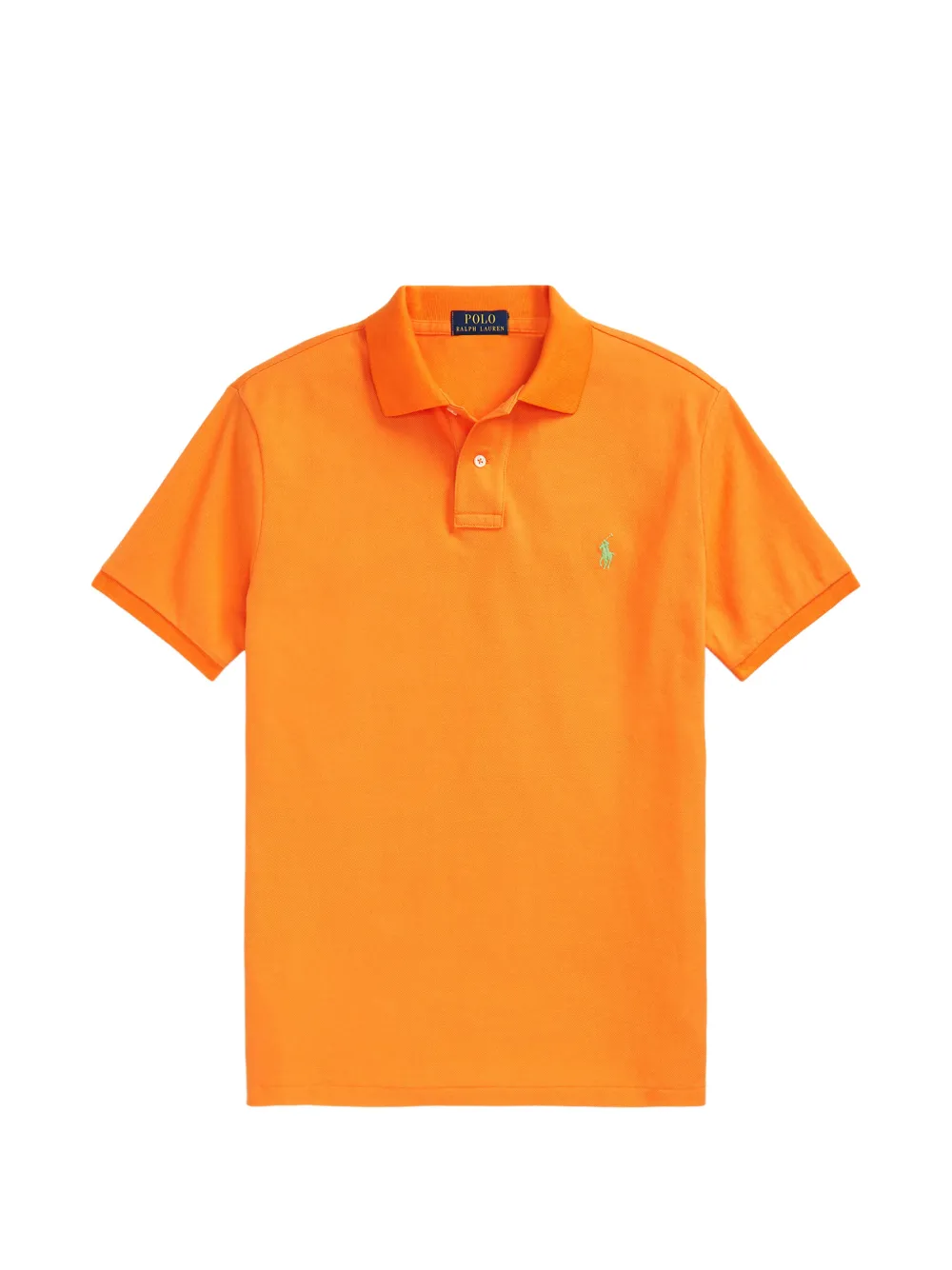 Polo Ralph Lauren logo-embroidered piqué polo shirt Oranje
