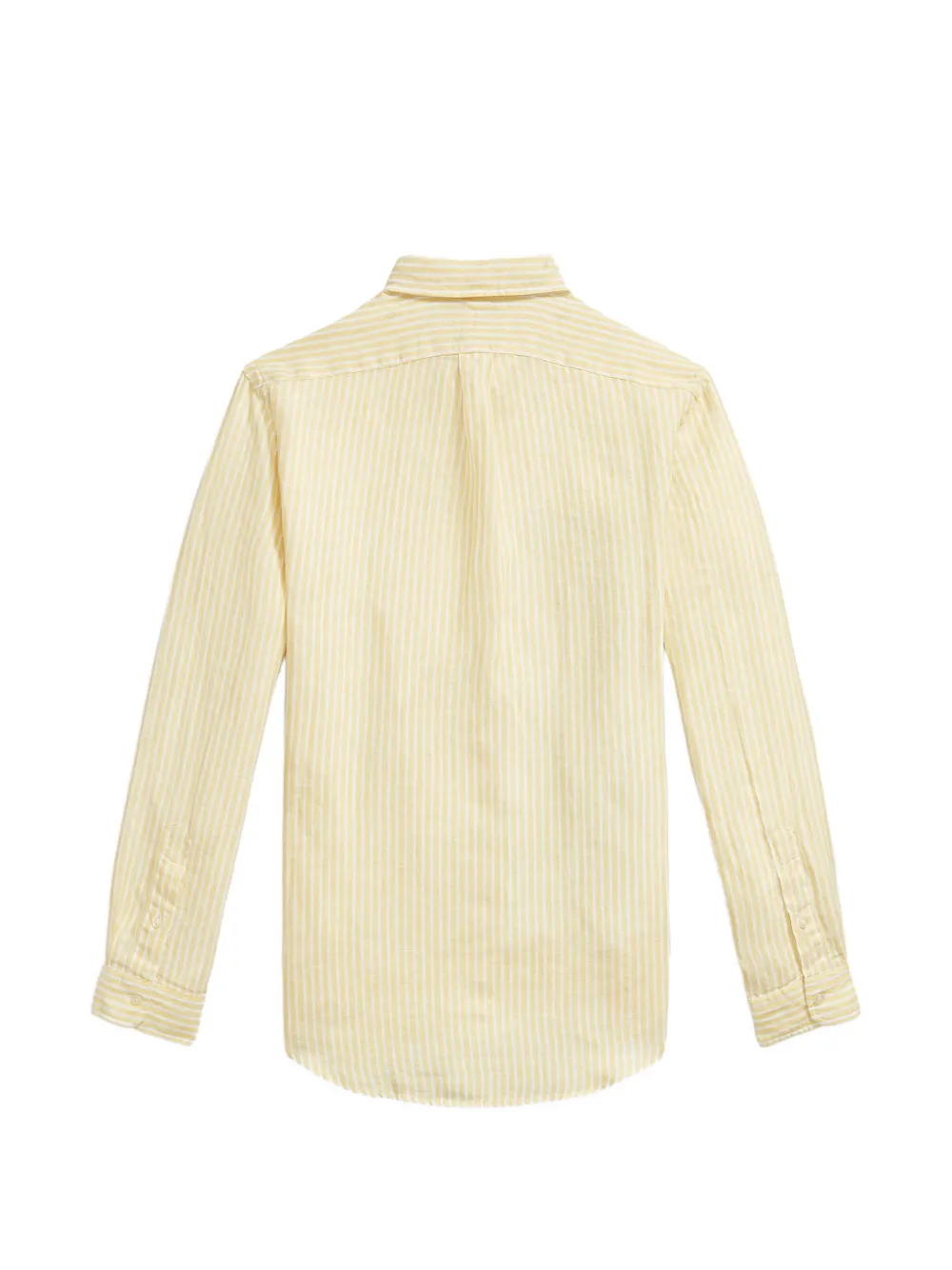 Polo Ralph Lauren striped linen shirt Geel