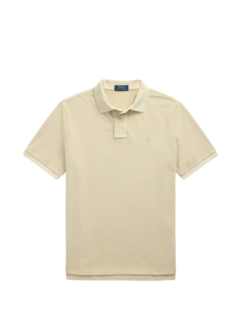 Polo Ralph Lauren logo-embroidered piqué polo shirt Beige