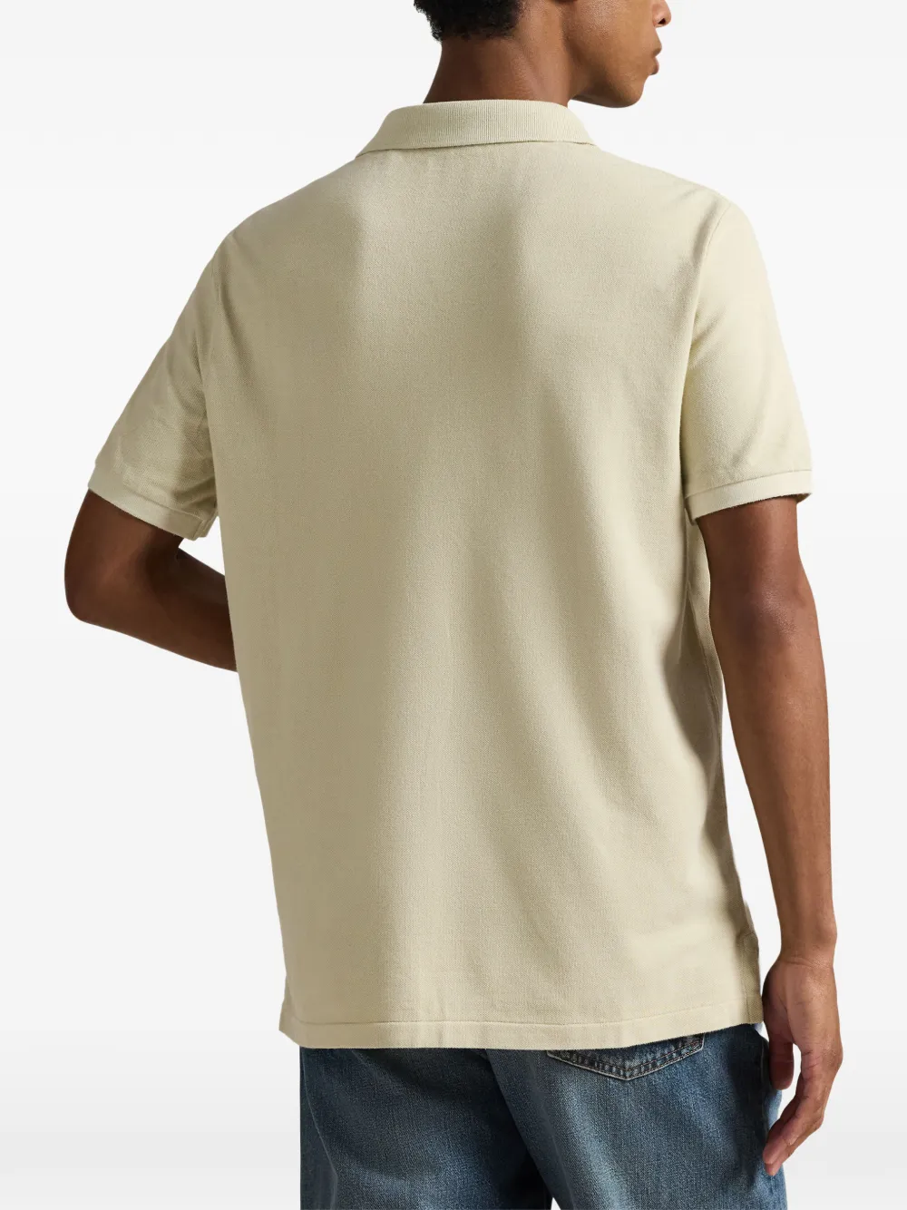 Polo Ralph Lauren logo-embroidered piqué polo shirt Beige