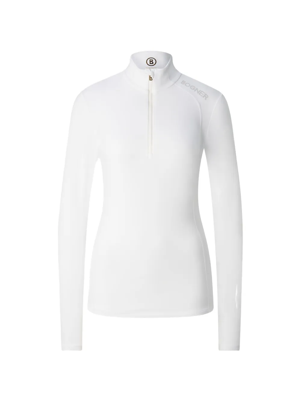 BOGNER Medita logo-print performance top - Weiß