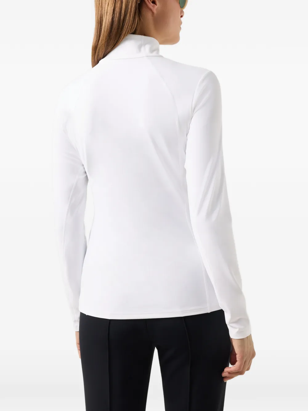 BOGNER Medita performance top met logo-print Wit