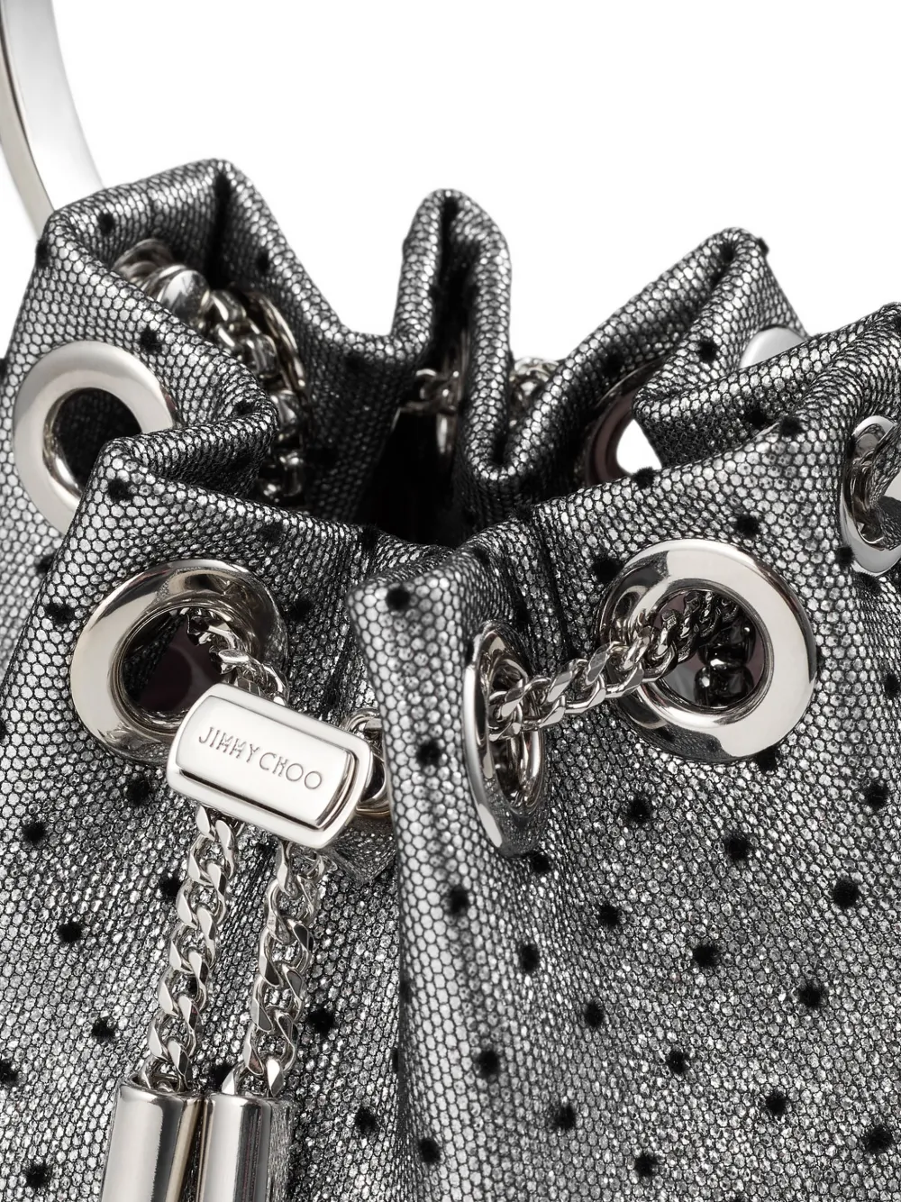 Jimmy Choo Micro Bon mini bag Zilver