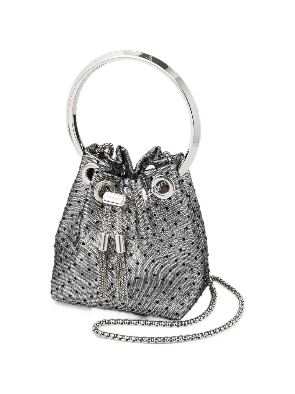 Jimmy Choo Micro Bon mini bag Zilver