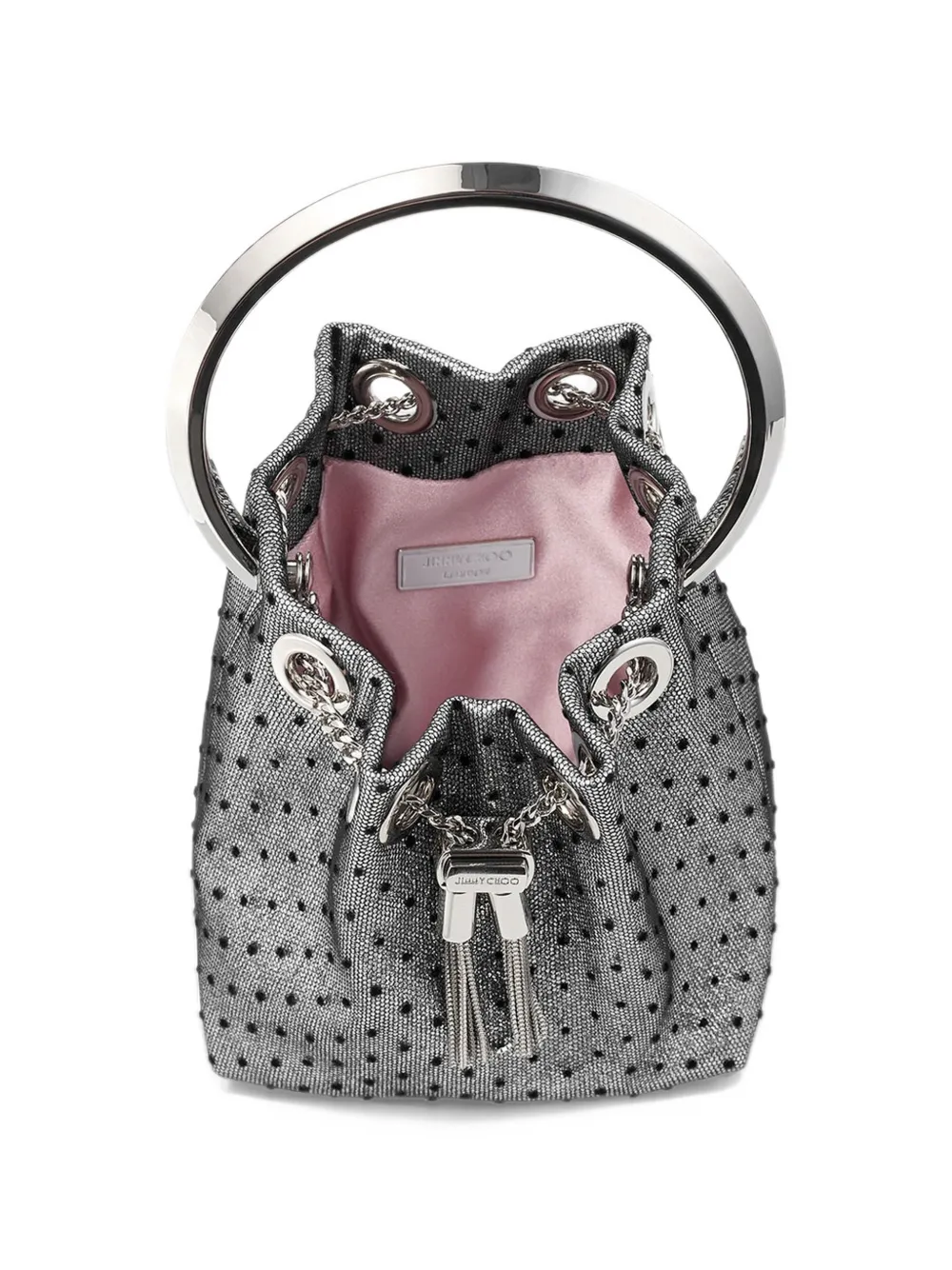 Jimmy Choo Micro Bon mini bag Zilver