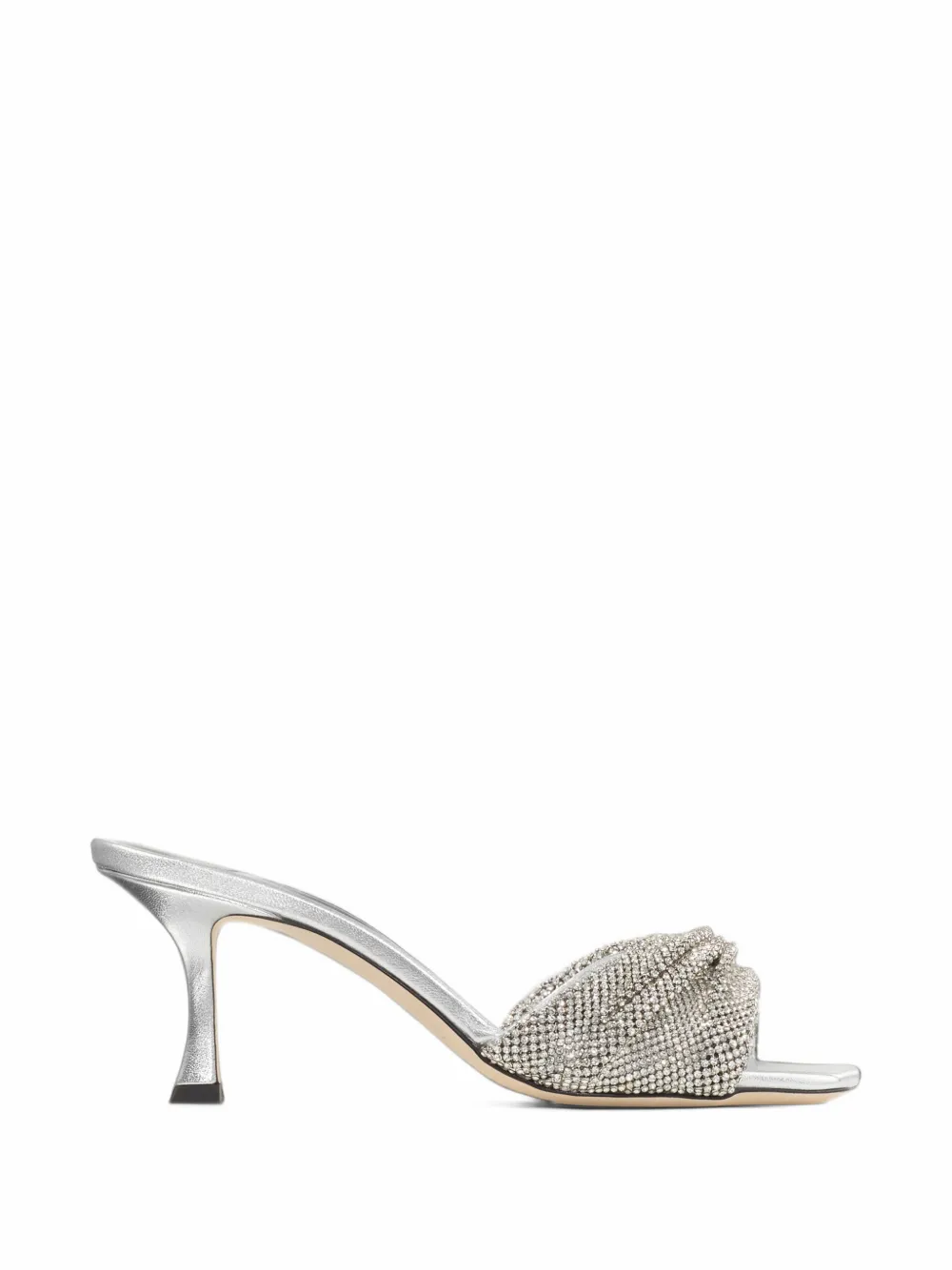 Jimmy Choo Skye crystal-embellished sandals - Silver