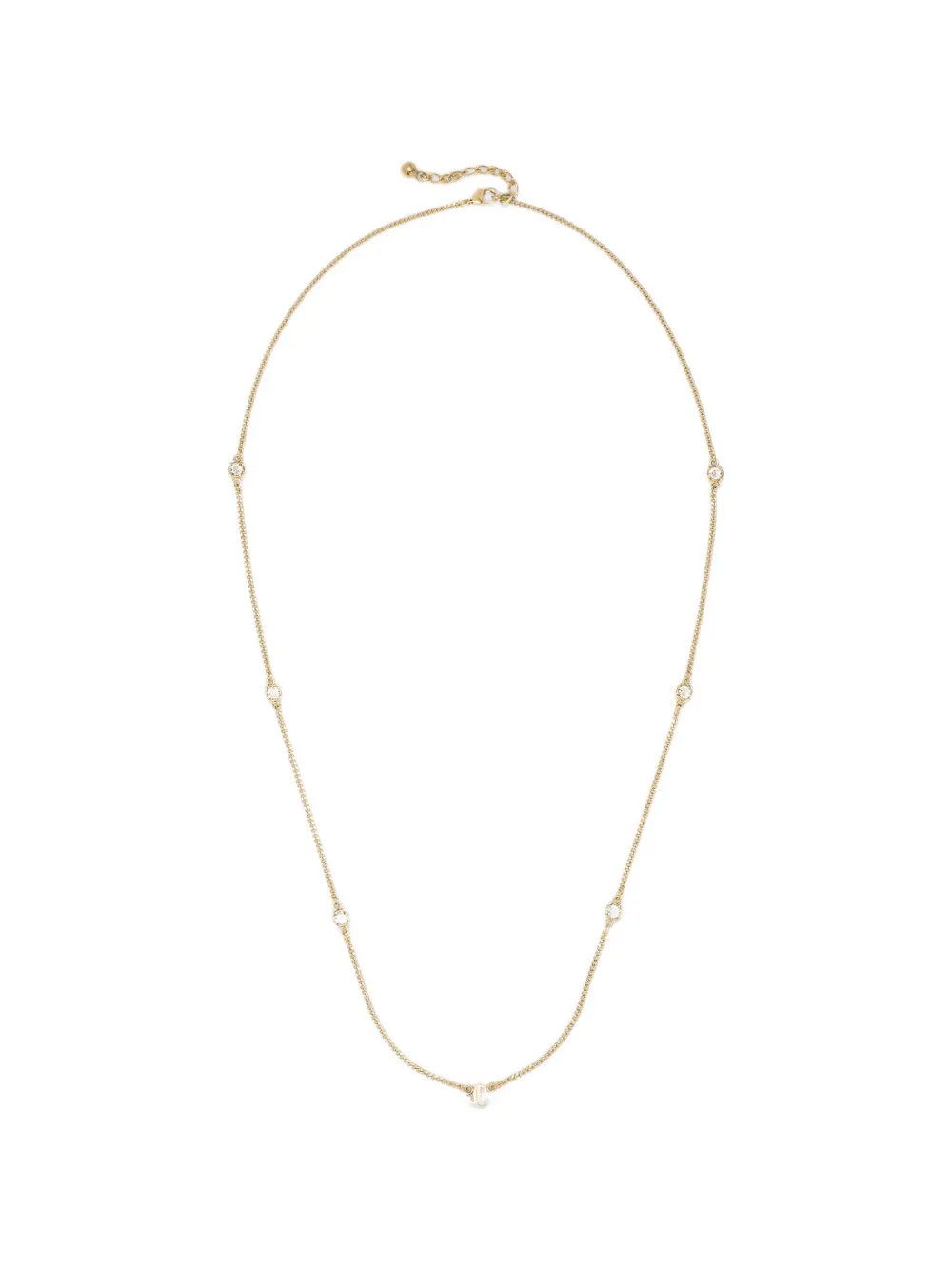 Jimmy Choo JC-detail chain necklace - Oro