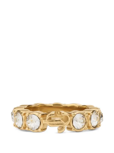Jimmy Choo JC crystal-embellished ring