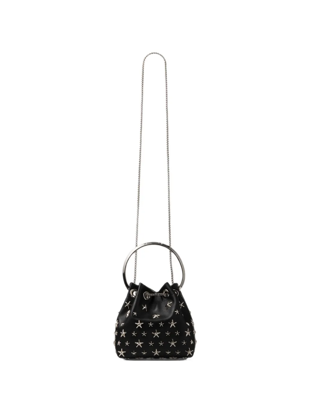 Jimmy Choo Bon star-studded bucket bag Zwart
